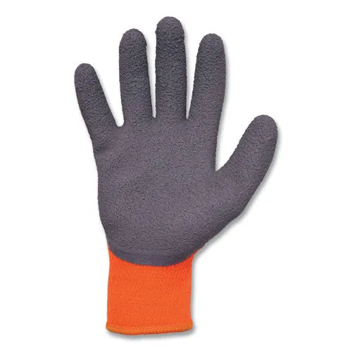 Proflex 7401-case Coated Lightweight Winter Gloves, Orange, Medium, 144 Pairs/carton, Ships In 1-3 Business Days