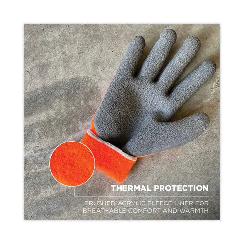 Proflex 7401 Coated Lightweight Winter Gloves, Orange, Medium, Pair, Ships In 1-3 Business Days