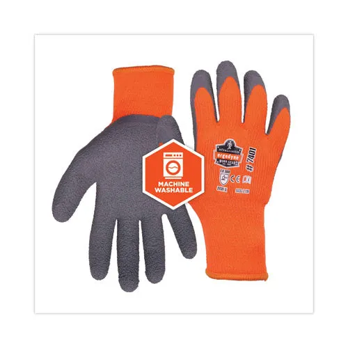 Proflex 7401 Coated Lightweight Winter Gloves, Orange, Medium, Pair, Ships In 1-3 Business Days