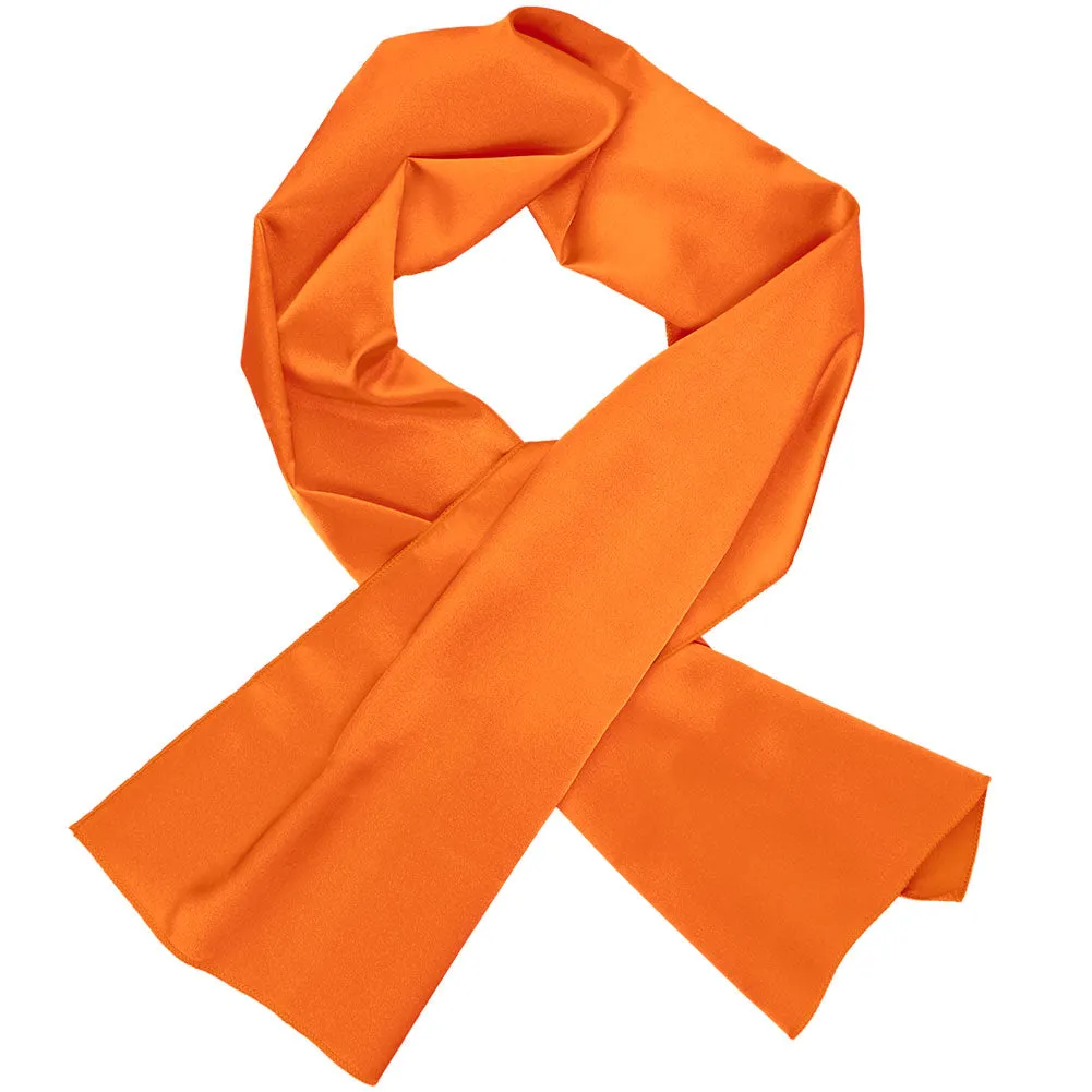 Pumpkin Orange Solid Color Scarf