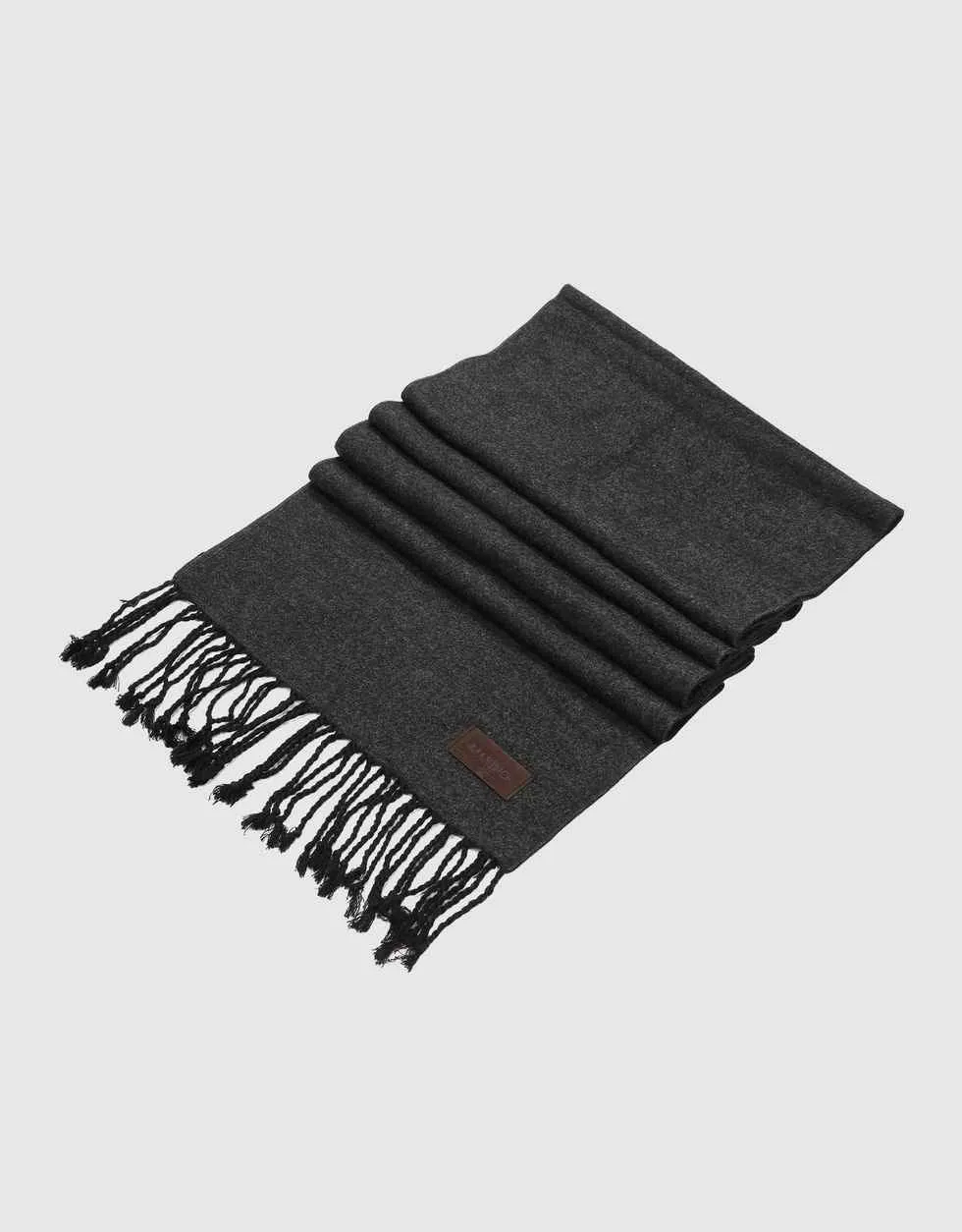 Regal Tassel Knitted Scarf