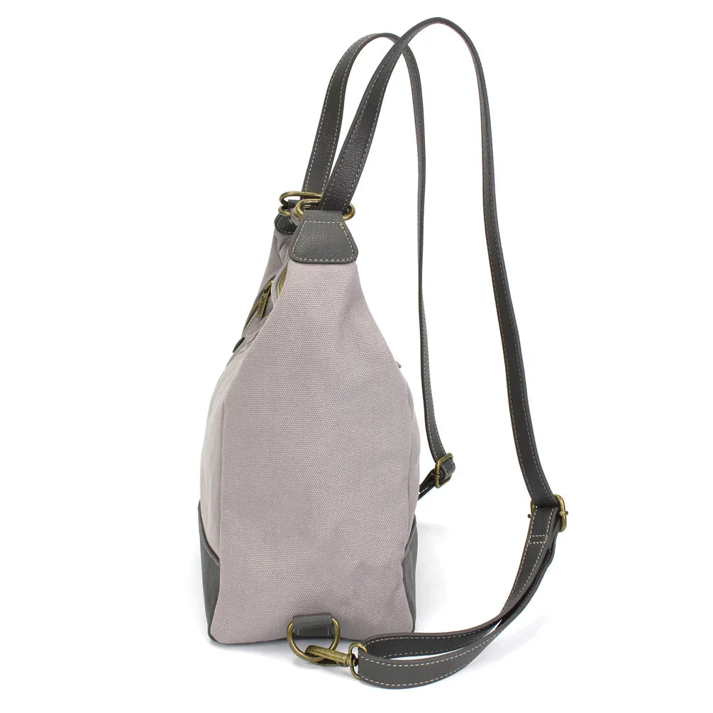 Retro Convertible Purse - Gray