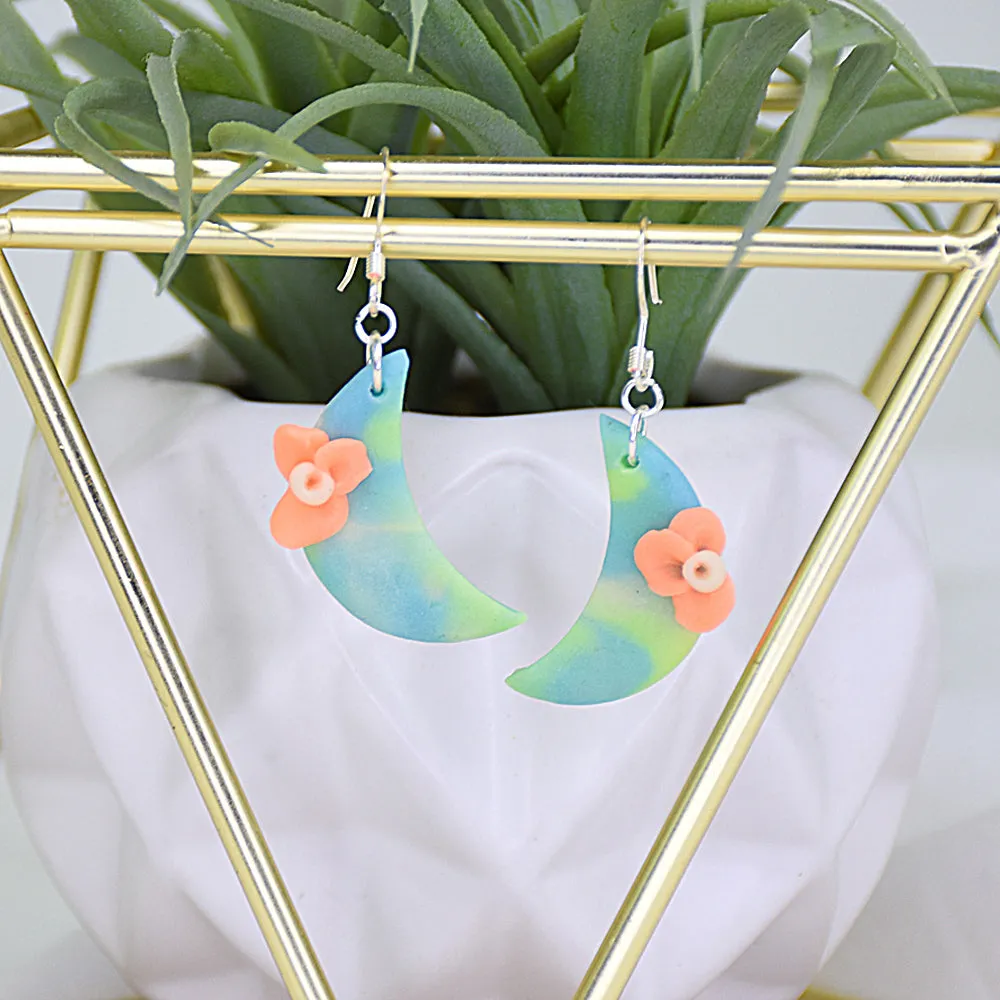 Sculpey Bake Shop® Glow Moon Earrings