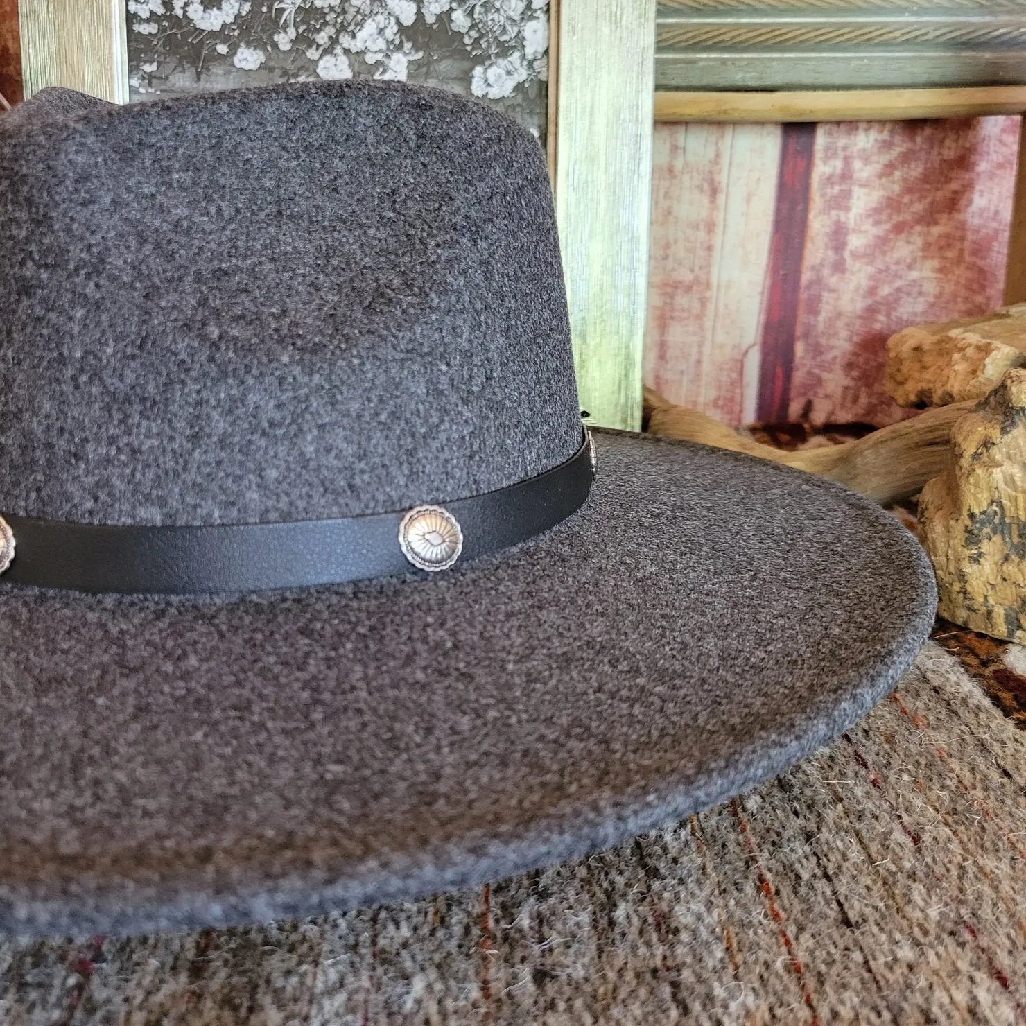 Shapeable Faux Felt Fedora by Four Buttons     CTH9074OSCHR