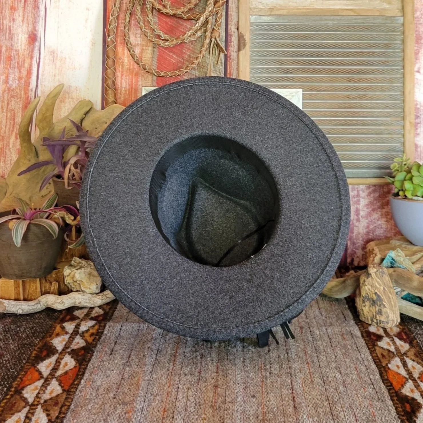 Shapeable Faux Felt Fedora by Four Buttons     CTH9074OSCHR