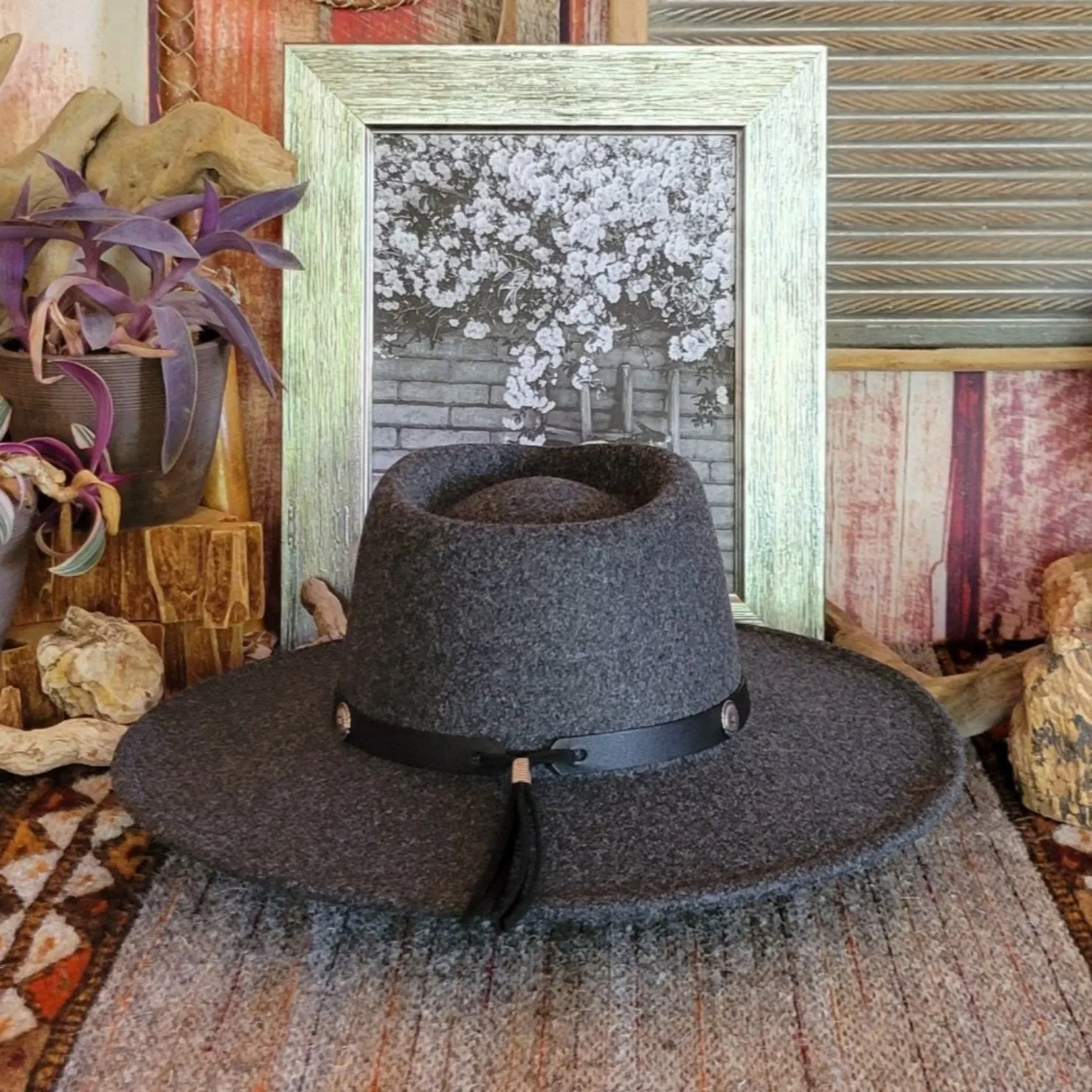 Shapeable Faux Felt Fedora by Four Buttons     CTH9074OSCHR