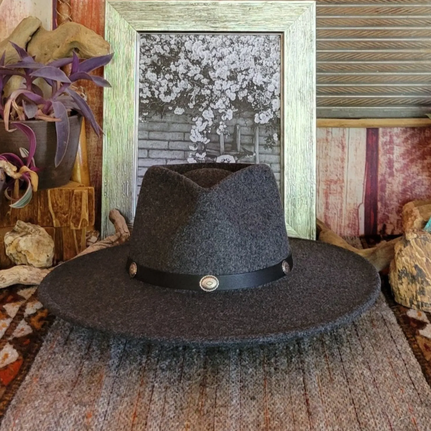 Shapeable Faux Felt Fedora by Four Buttons     CTH9074OSCHR