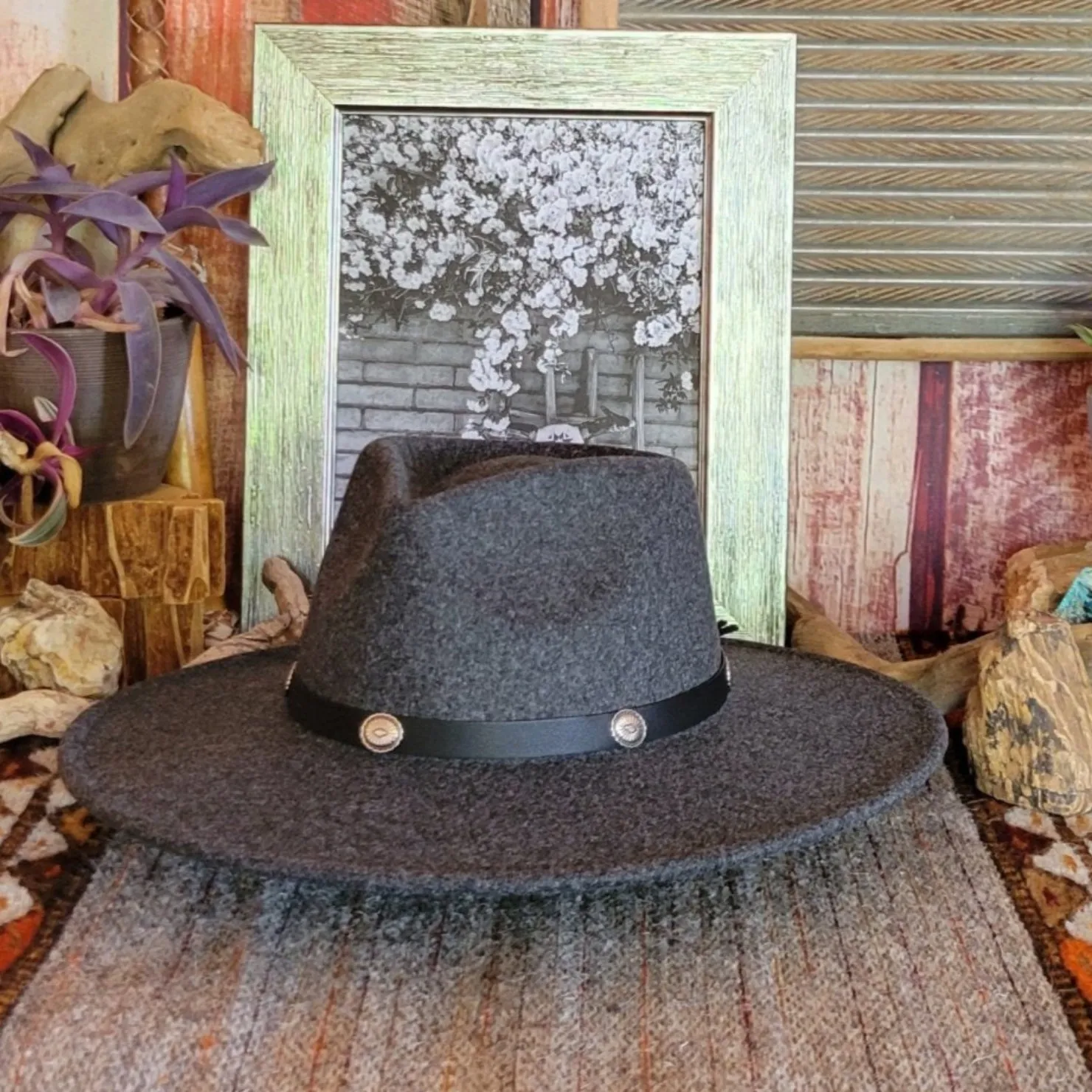 Shapeable Faux Felt Fedora by Four Buttons     CTH9074OSCHR