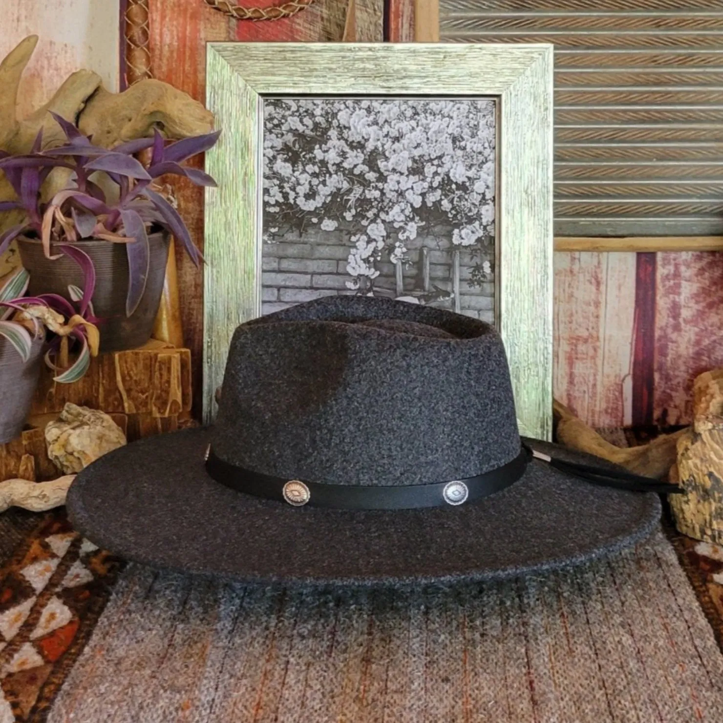 Shapeable Faux Felt Fedora by Four Buttons     CTH9074OSCHR