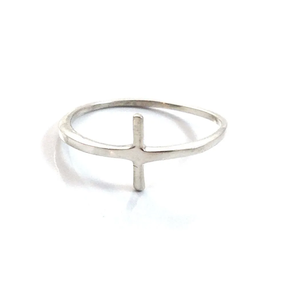 Sideways Cross Ring