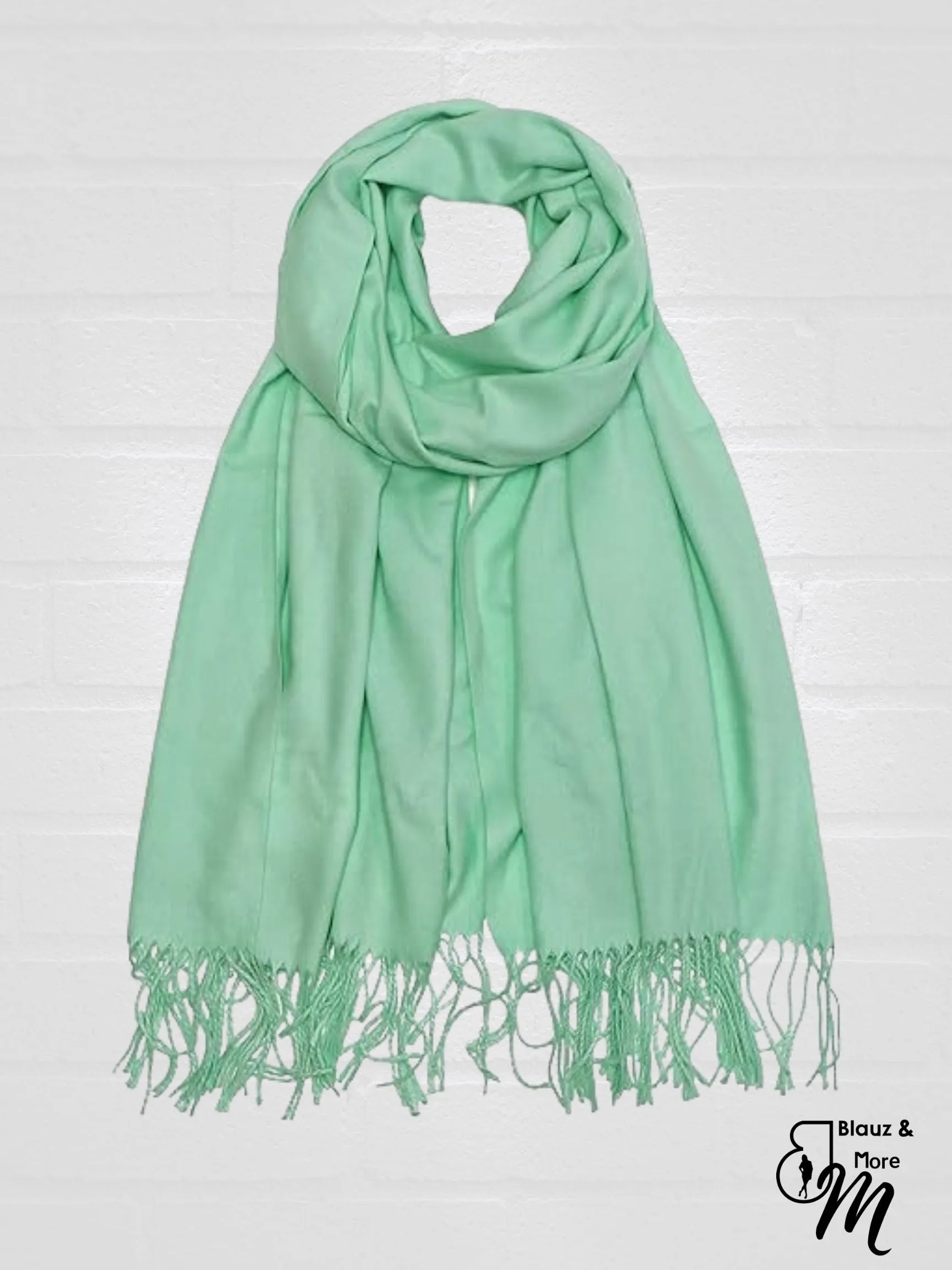 Silky Solid Soft Pashmina Shawl Stole