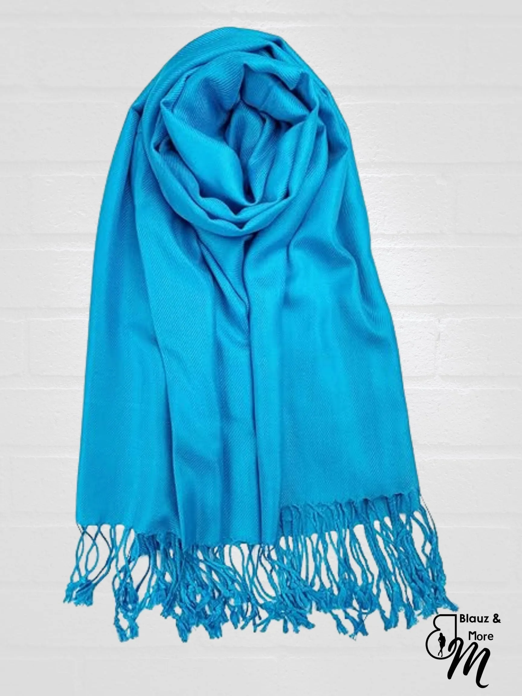 Silky Solid Soft Pashmina Shawl Stole