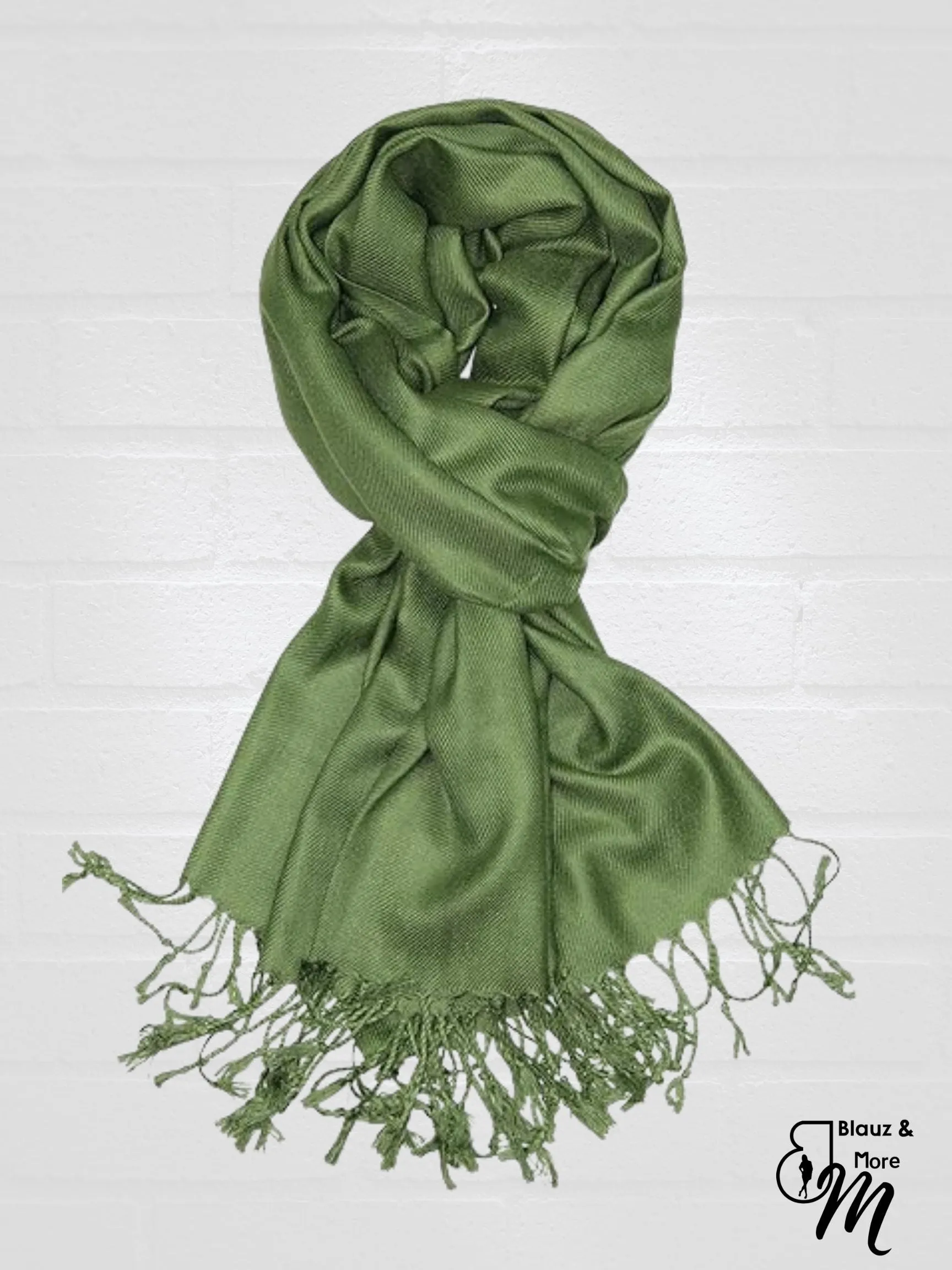 Silky Solid Soft Pashmina Shawl Stole