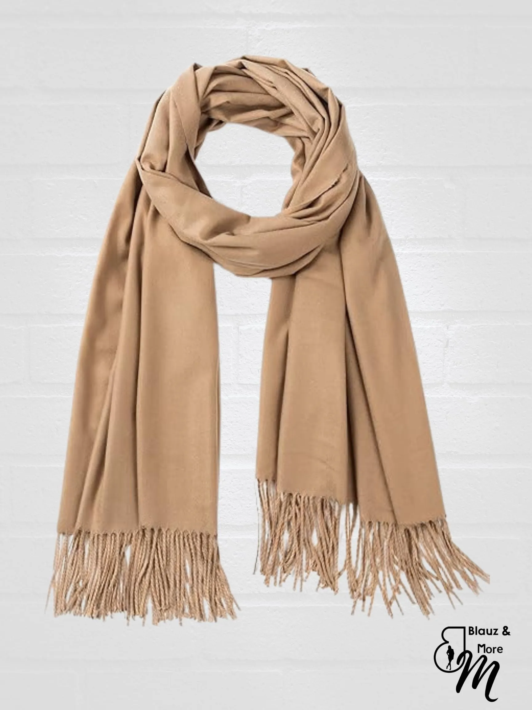 Silky Solid Soft Pashmina Shawl Stole