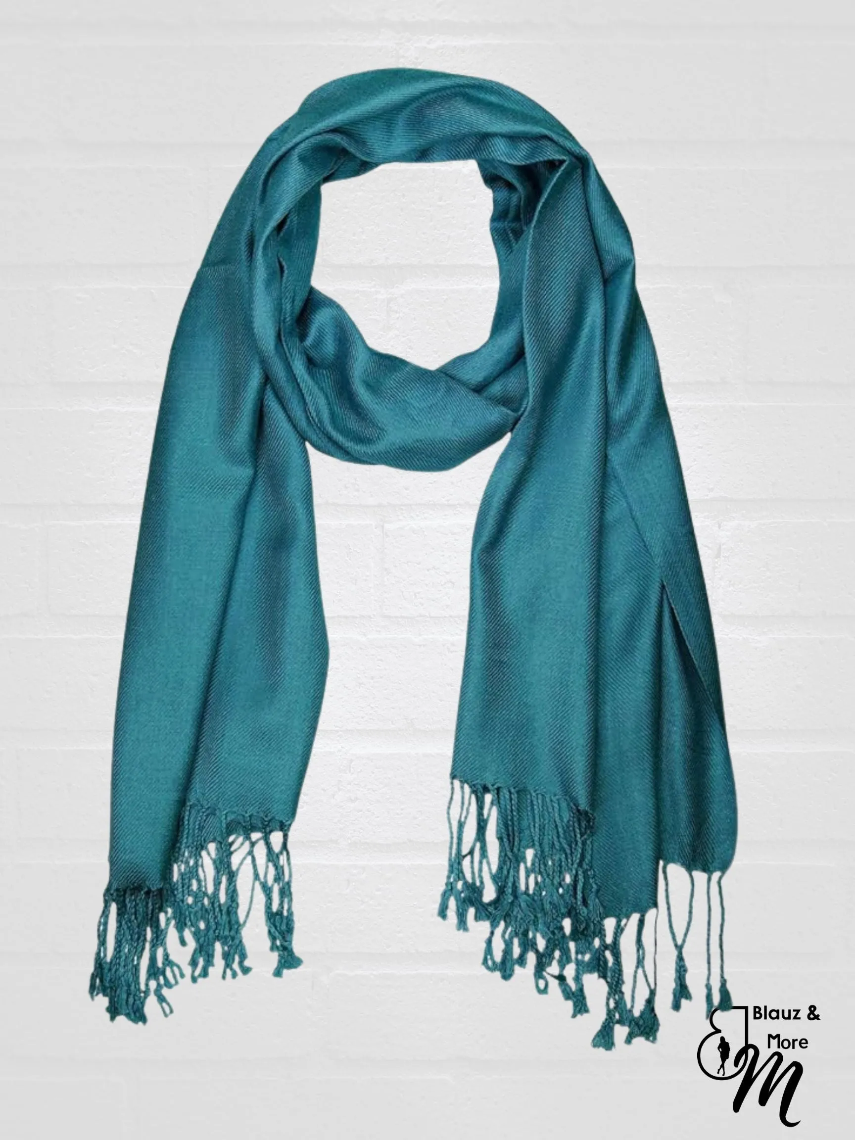 Silky Solid Soft Pashmina Shawl Stole