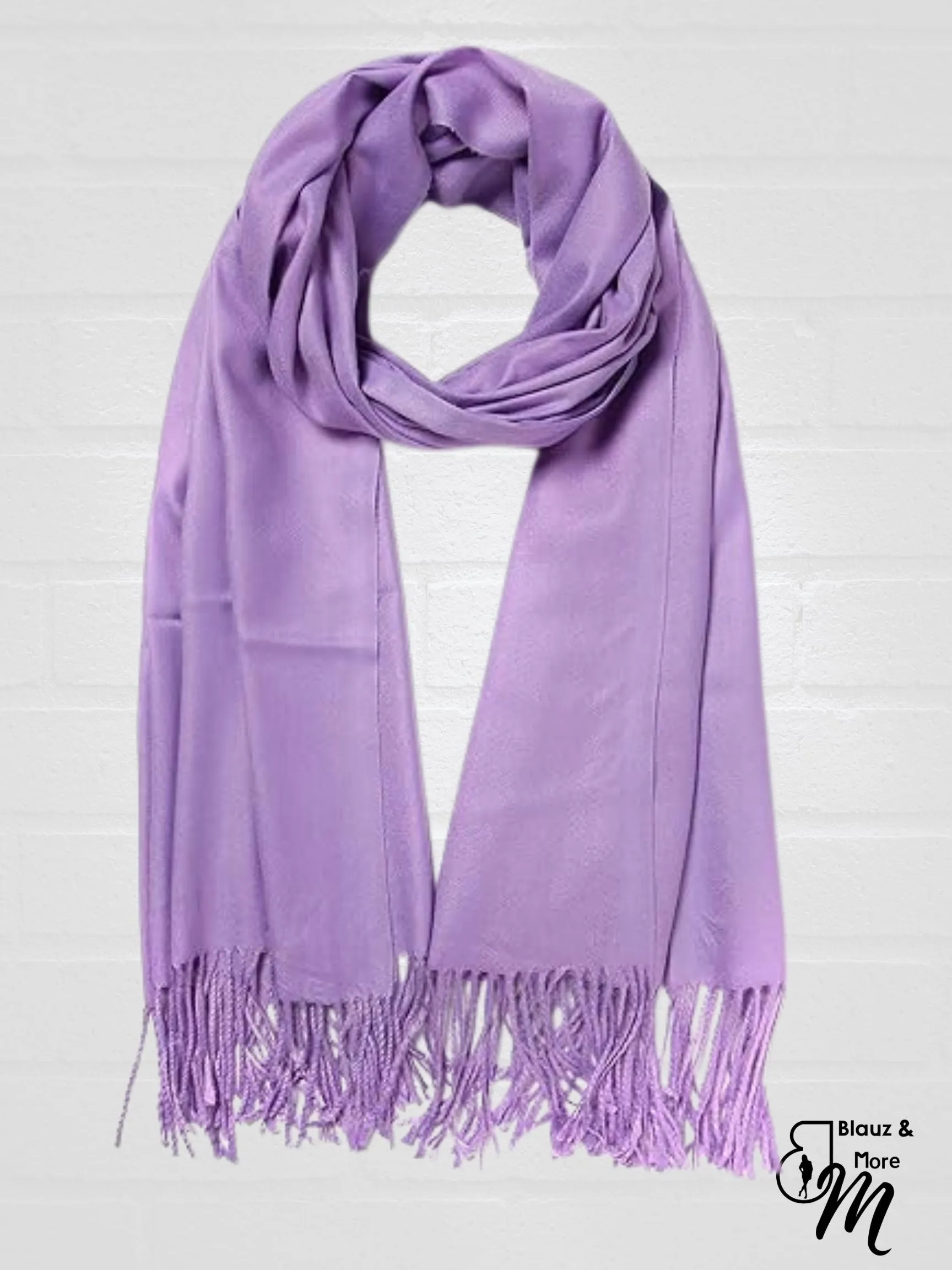 Silky Solid Soft Pashmina Shawl Stole