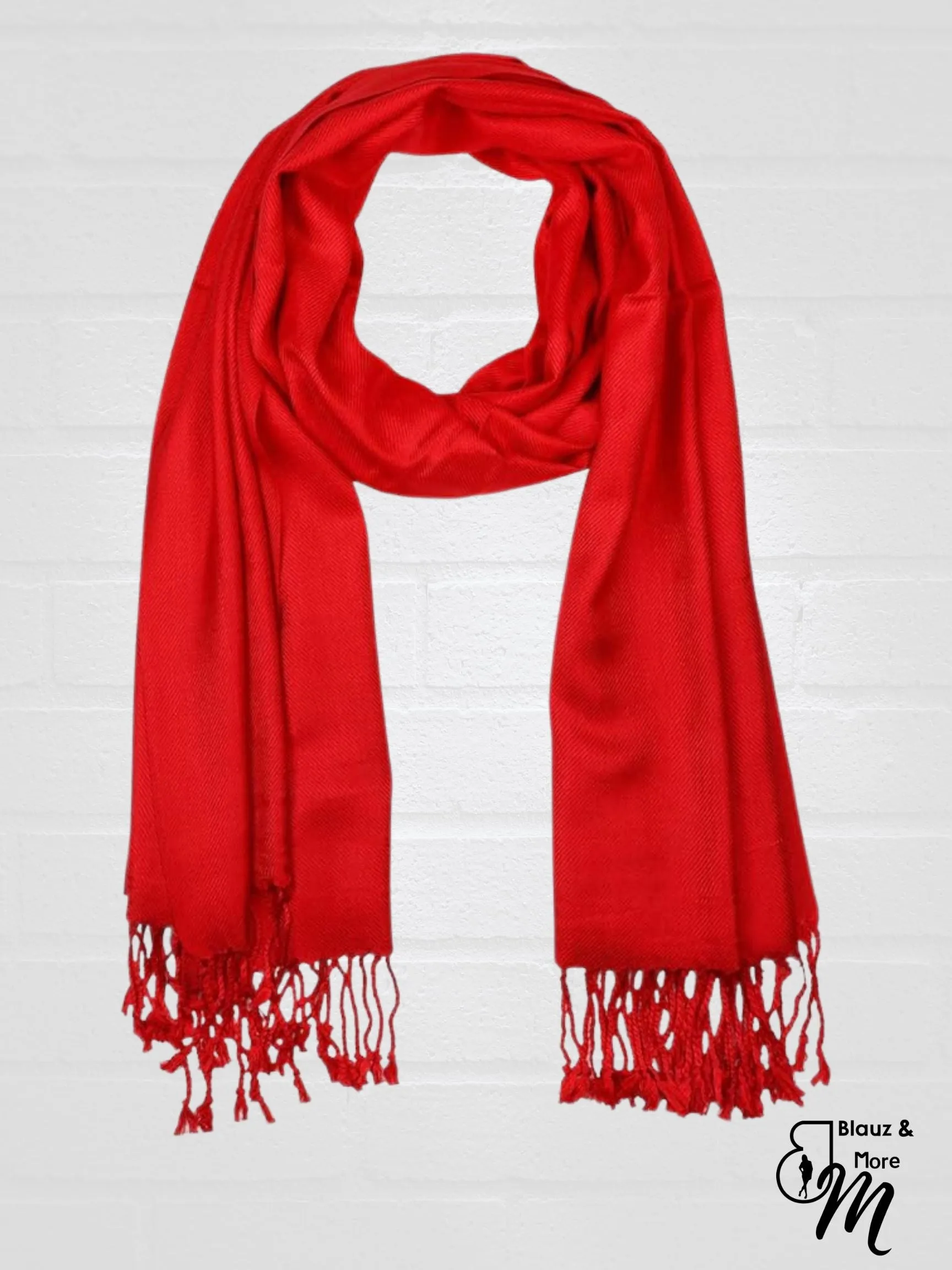 Silky Solid Soft Pashmina Shawl Stole