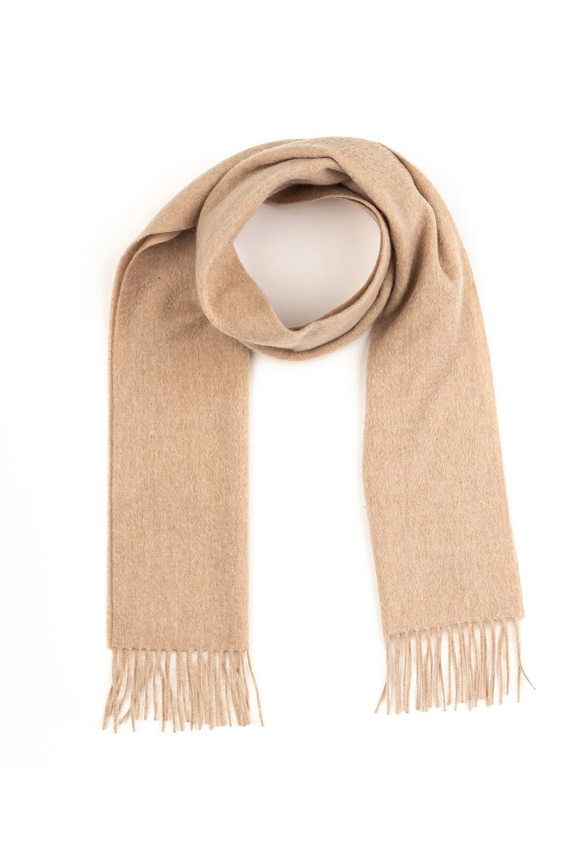 Solid Lambswool Scarf - Vicuna