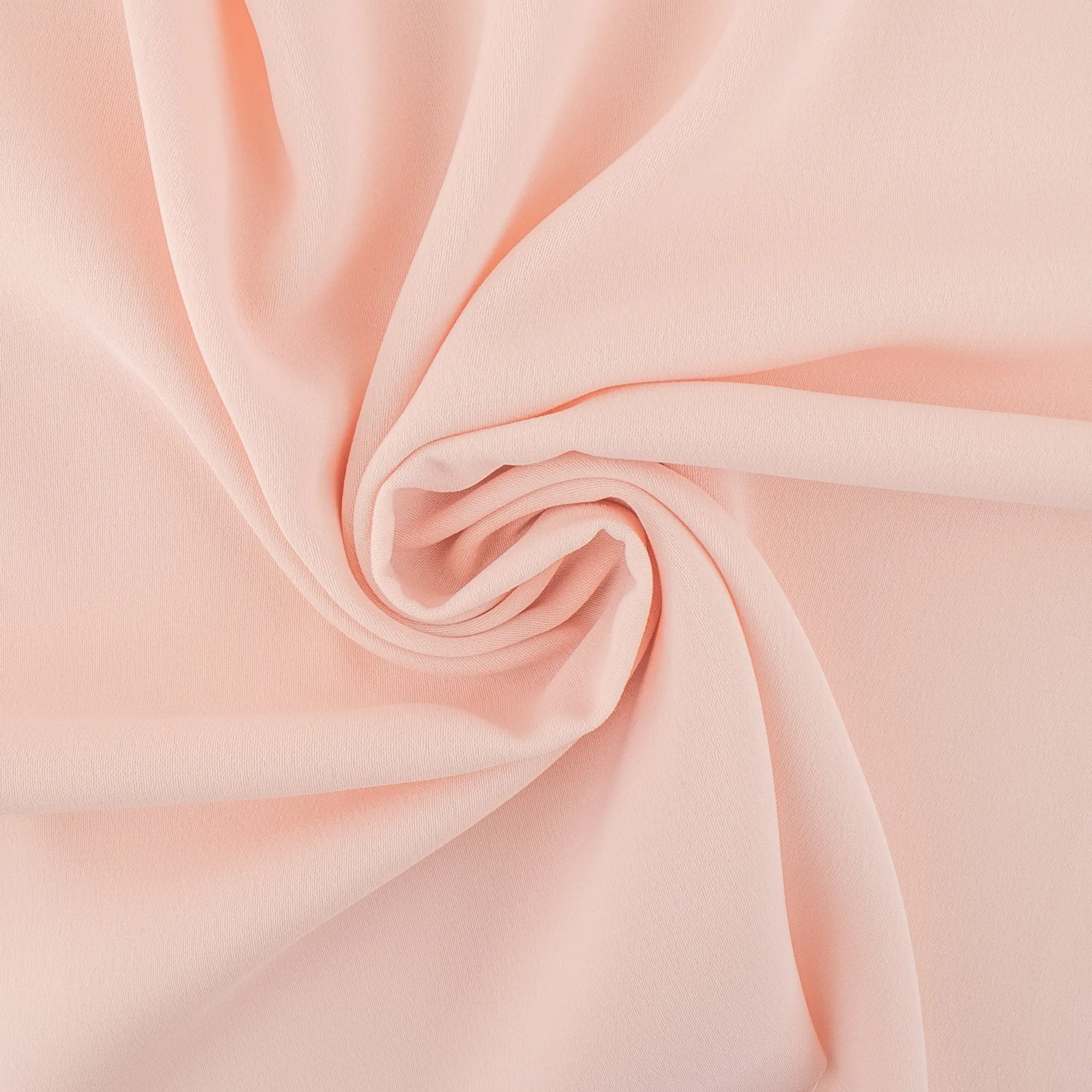 Solid Polyester - DALIA - Peach