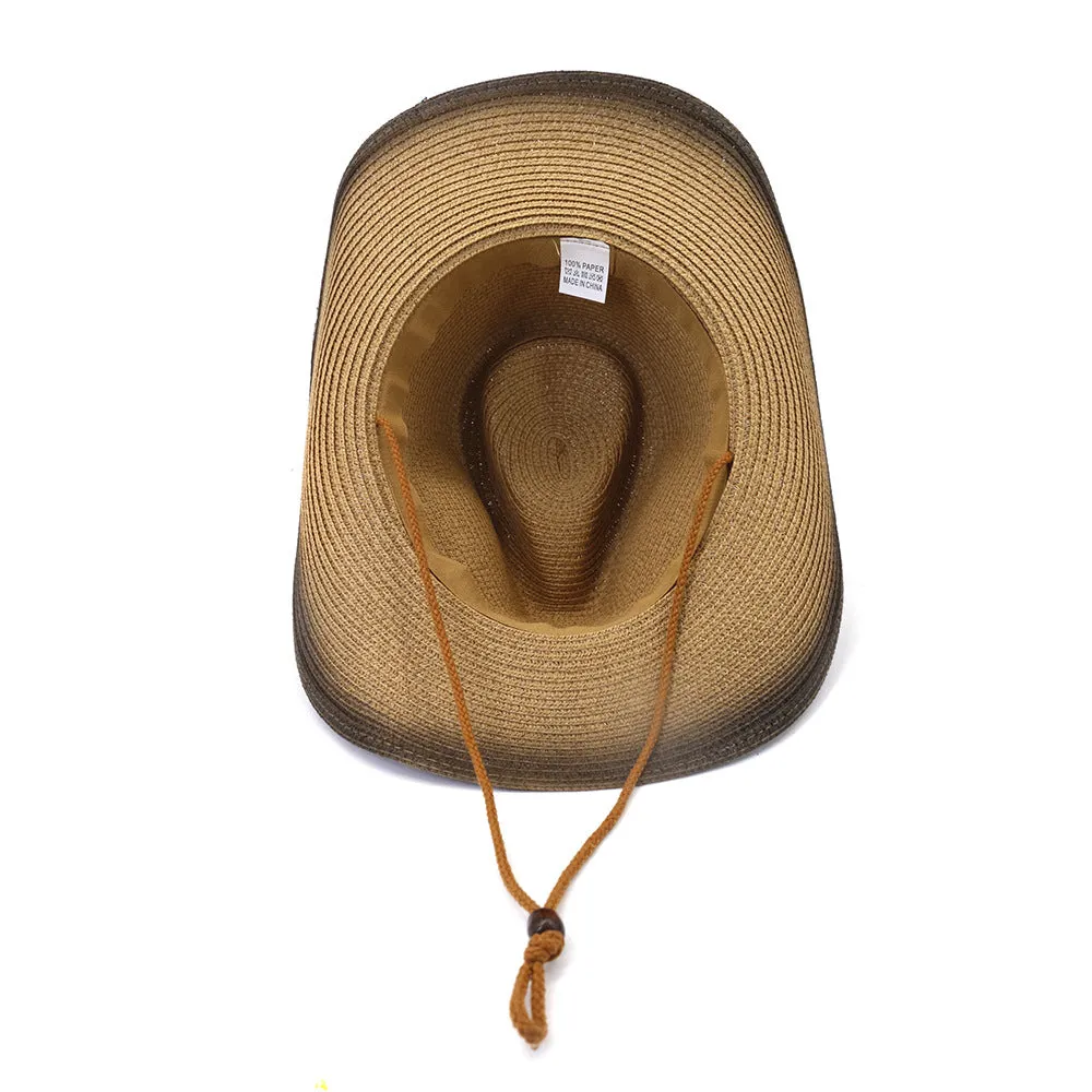 Straw Cowboy Hats Sun Protection by the Sea Sun Hat Men