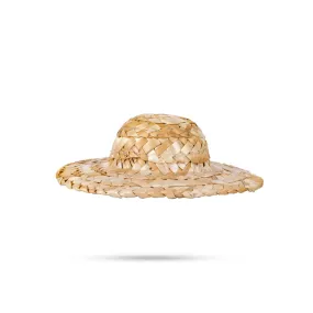 Straw Hat - 1 x 3.5 Inches | Straw Cap/ Grass Cap/ Jewelry Accessories for Deity