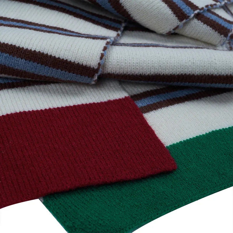 STRIPE KNITTED SCARVES