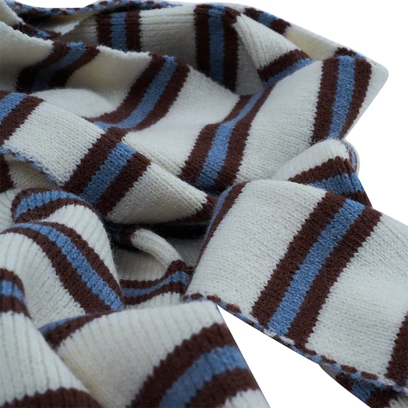 STRIPE KNITTED SCARVES