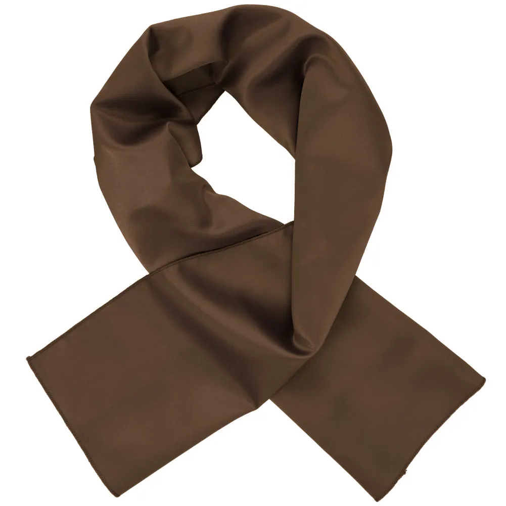 Terra Brown Solid Color Scarf