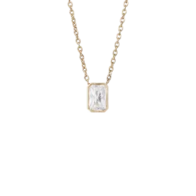 Thea solitaire necklace