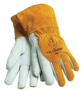 Tillman 48L, Goatskin Fleece Lined Standard Grade MIG Welders Gloves, 1 Pair