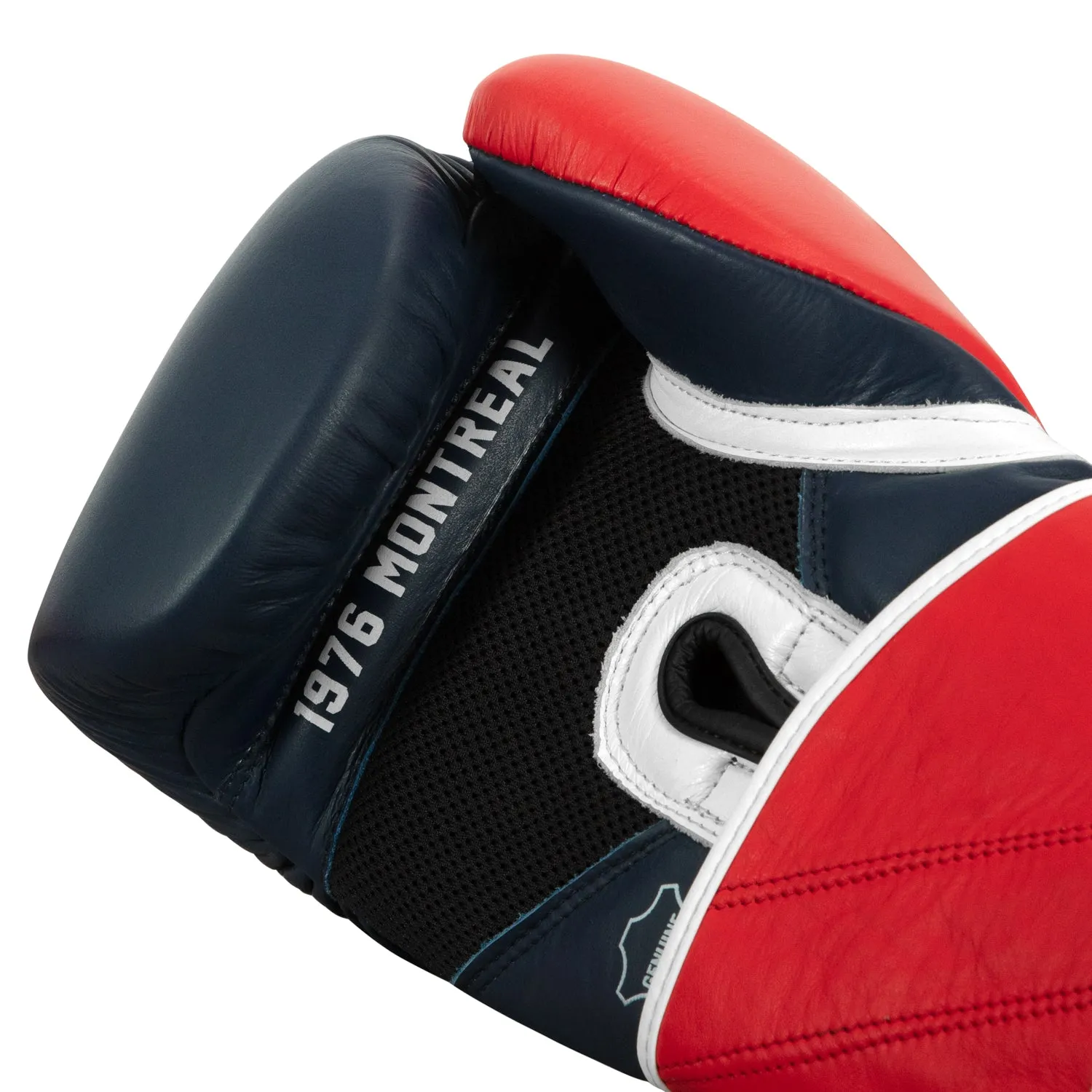 TITLE Boxing Sugar Ray Leonard 1976 Montreal Special Edition Leather Training Gloves