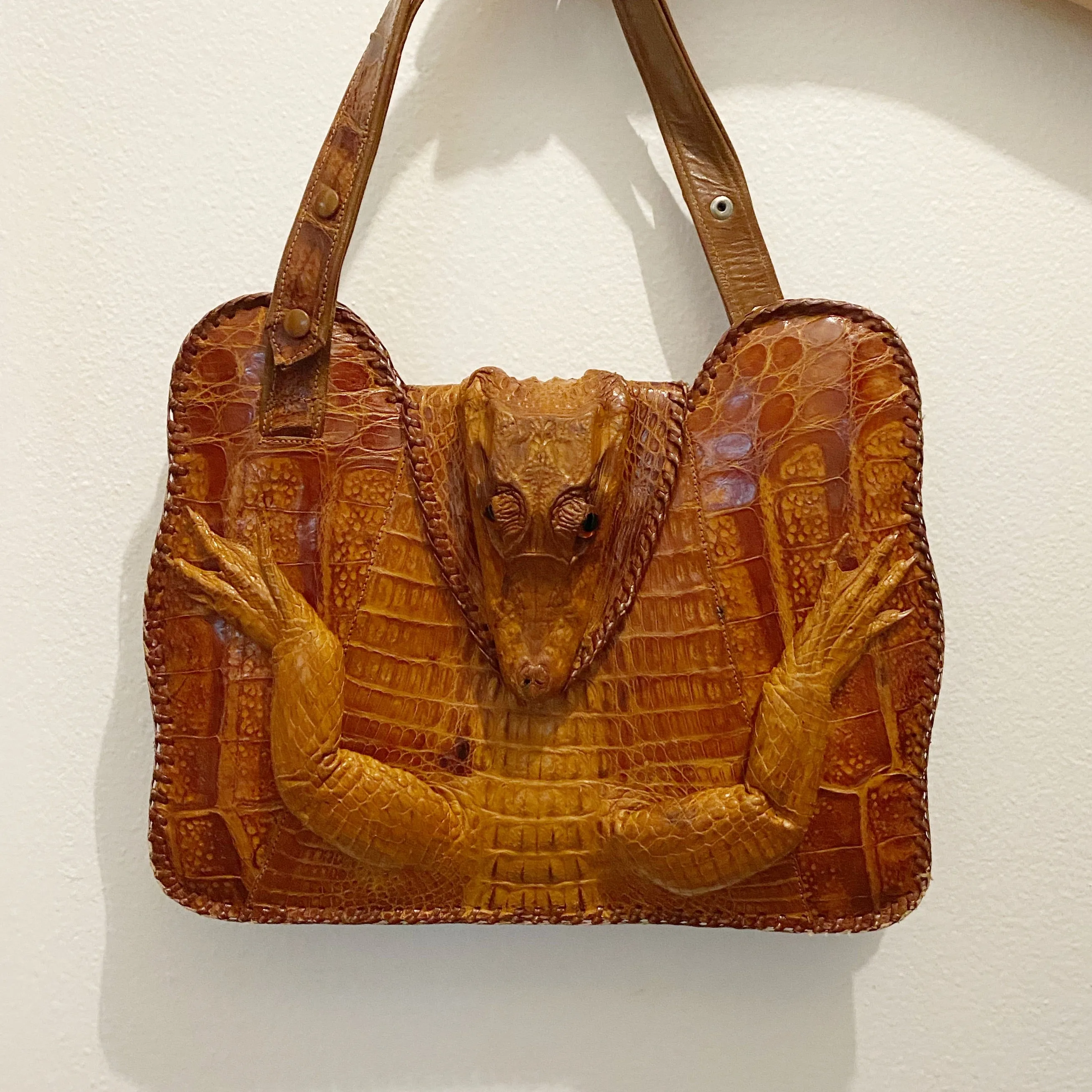 Vintage Authentic 1940’s Alligator Purse