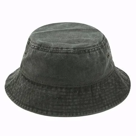 Washed Cotton Bucket Hat