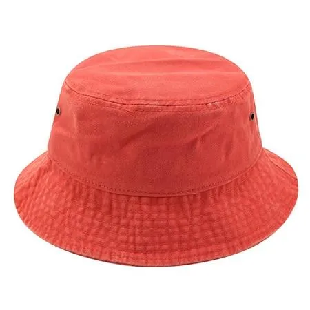 Washed Cotton Bucket Hat